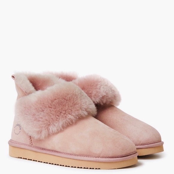 Fireside By Dearfoams Genuine Shearling Lined Boot - Picture 1 of 7